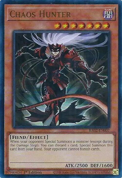 Chaos Hunter (UR) [RA02-EN007] Ultra Rare | Chromatic Games