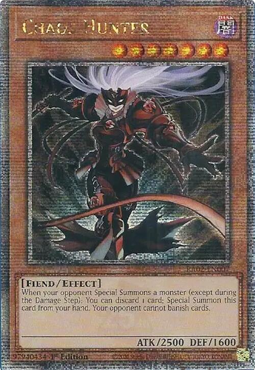Chaos Hunter (Quarter Century Secret Rare) [RA02-EN007] Quarter Century Secret Rare | Chromatic Games