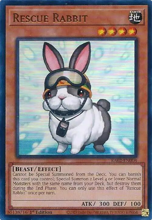Rescue Rabbit (UR) [RA02-EN008] Ultra Rare | Chromatic Games