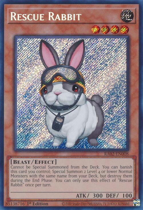 Rescue Rabbit (Secret Rare) [RA02-EN008] Secret Rare | Chromatic Games