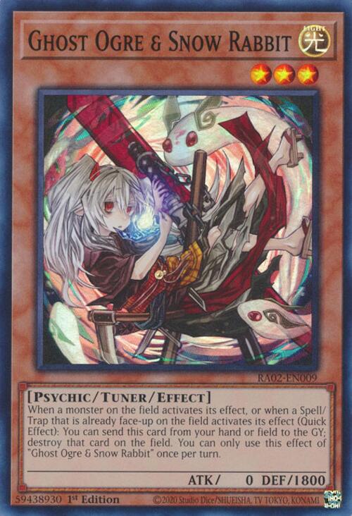 Ghost Ogre & Snow Rabbit (Alternate Art) [RA02-EN009] Super Rare | Chromatic Games