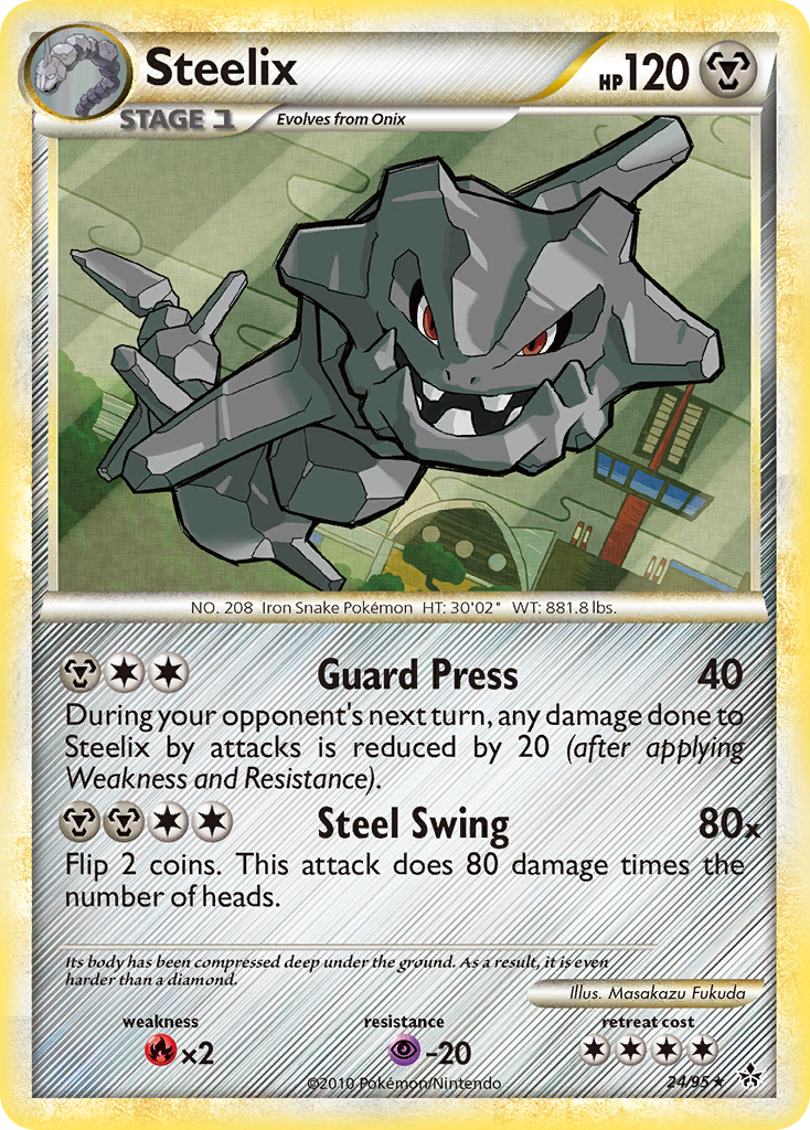 Steelix (24/95) [HeartGold & SoulSilver: Unleashed] | Chromatic Games