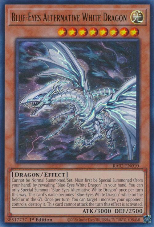 Blue-Eyes Alternative White Dragon [RA02-EN010] Super Rare | Chromatic Games