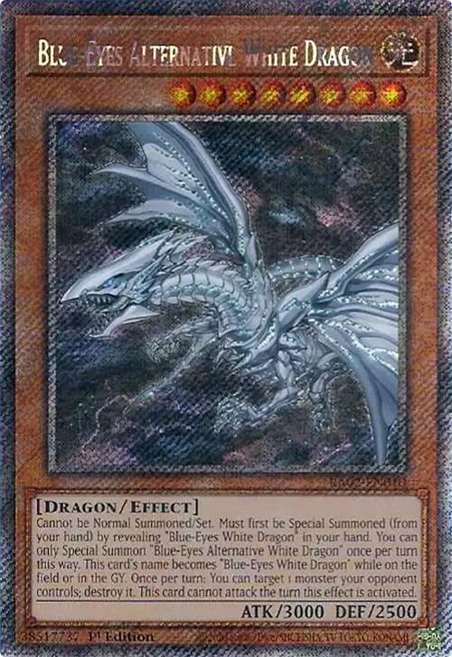 Blue-Eyes Alternative White Dragon (Platinum Secret Rare) [RA02-EN010] Platinum Secret Rare | Chromatic Games