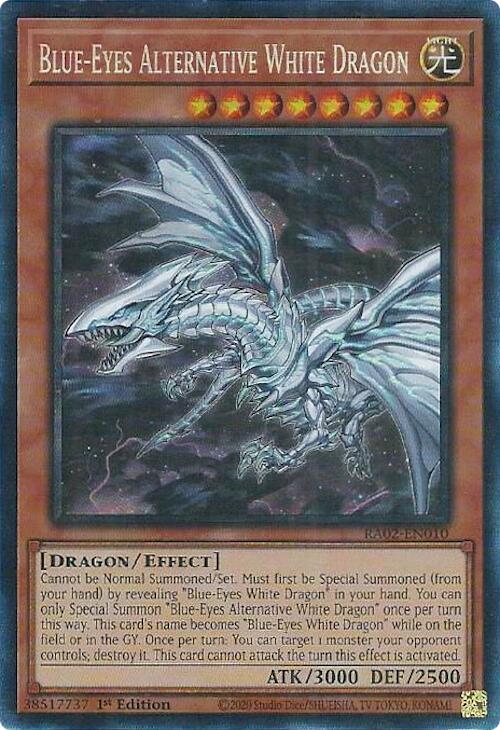 Blue-Eyes Alternative White Dragon (PCR) [RA02-EN010] Prismatic Collector's Rare | Chromatic Games