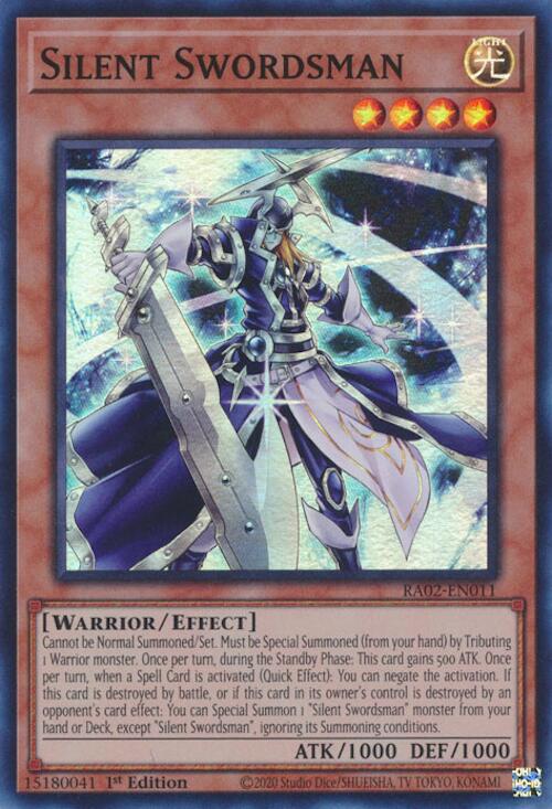 Silent Swordsman [RA02-EN011] Super Rare | Chromatic Games