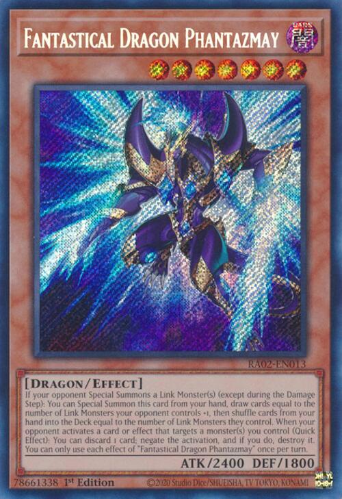 Fantastical Dragon Phantazmay (Alternate Art) (Secret Rare) [RA02-EN013] Secret Rare | Chromatic Games
