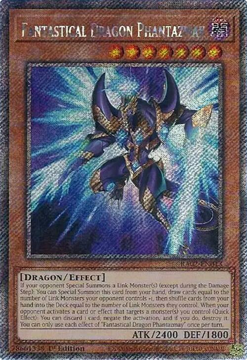 Fantastical Dragon Phantazmay (Alternate Art) (Platinum Secret Rare) [RA02-EN013] Platinum Secret Rare | Chromatic Games
