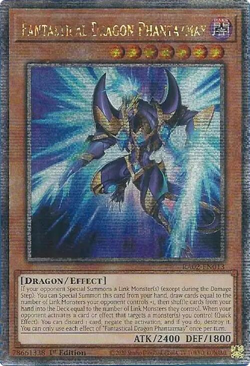 Fantastical Dragon Phantazmay (Alternate Art) (Quarter Century Secret Rare) [RA02-EN013] Quarter Century Secret Rare | Chromatic Games