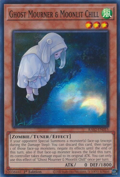 Ghost Mourner & Moonlit Chill (Alternate Art) [RA02-EN015] Super Rare | Chromatic Games