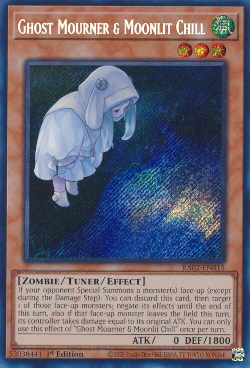 Ghost Mourner & Moonlit Chill (Alternate Art) (Secret Rare) [RA02-EN015] Secret Rare | Chromatic Games
