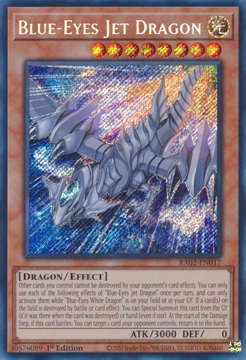 Blue-Eyes Jet Dragon (Secret Rare) [RA02-EN017] Secret Rare | Chromatic Games