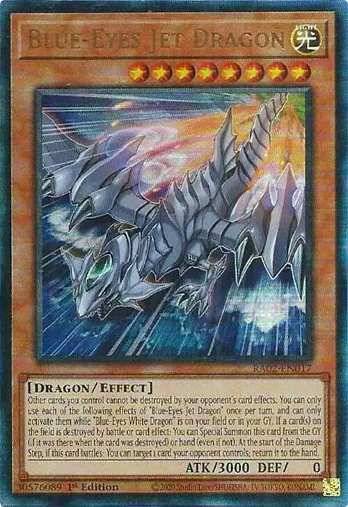 Blue-Eyes Jet Dragon (PUR) [RA02-EN017] Prismatic Ultimate Rare | Chromatic Games