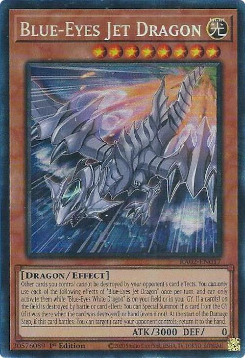 Blue-Eyes Jet Dragon (PCR) [RA02-EN017] Prismatic Collector's Rare | Chromatic Games