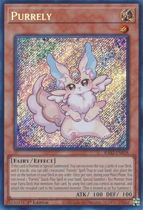 Purrely (Secret Rare) [RA02-EN018] Secret Rare | Chromatic Games