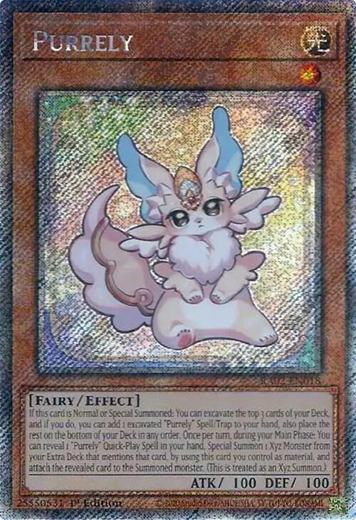 Purrely (Platinum Secret Rare) [RA02-EN018] Platinum Secret Rare | Chromatic Games