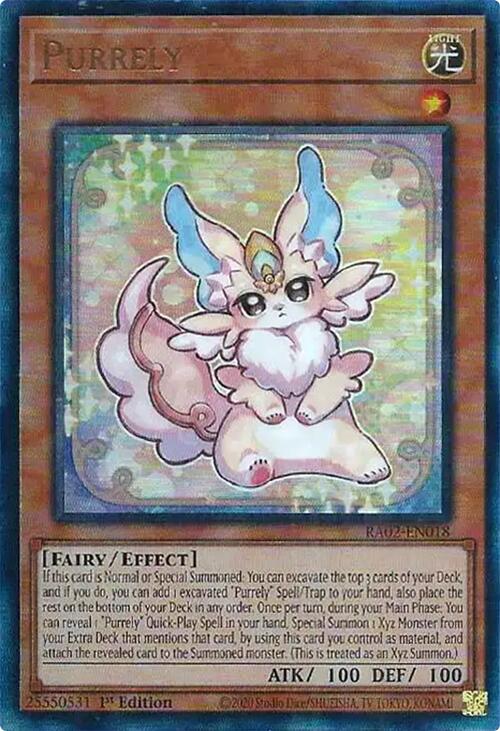 Purrely (PUR) [RA02-EN018] Prismatic Ultimate Rare | Chromatic Games