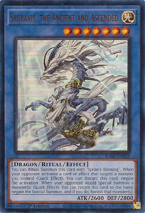 Sauravis, the Ancient and Ascended (UR) [RA02-EN019] Ultra Rare | Chromatic Games