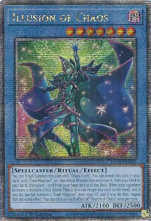 Illusion of Chaos (Quarter Century Secret Rare) [RA02-EN020] Quarter Century Secret Rare | Chromatic Games