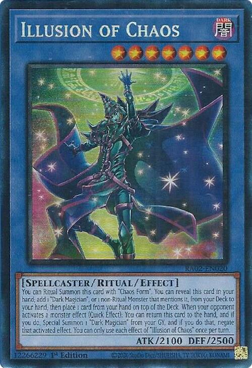 Illusion of Chaos (PCR) [RA02-EN020] Prismatic Collector's Rare | Chromatic Games