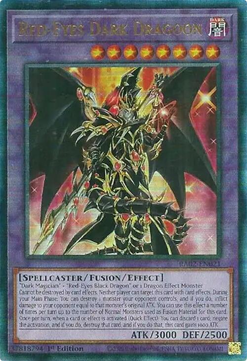 Red-Eyes Dark Dragoon (PUR) [RA02-EN021] Prismatic Ultimate Rare | Chromatic Games