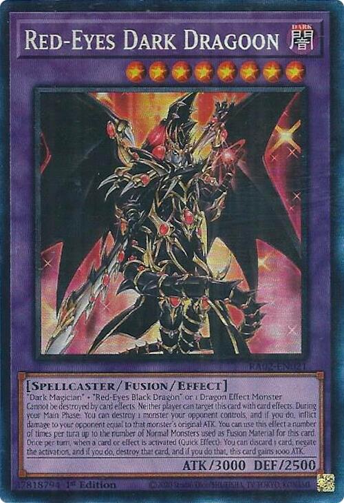 Red-Eyes Dark Dragoon (PCR) [RA02-EN021] Prismatic Collector's Rare | Chromatic Games