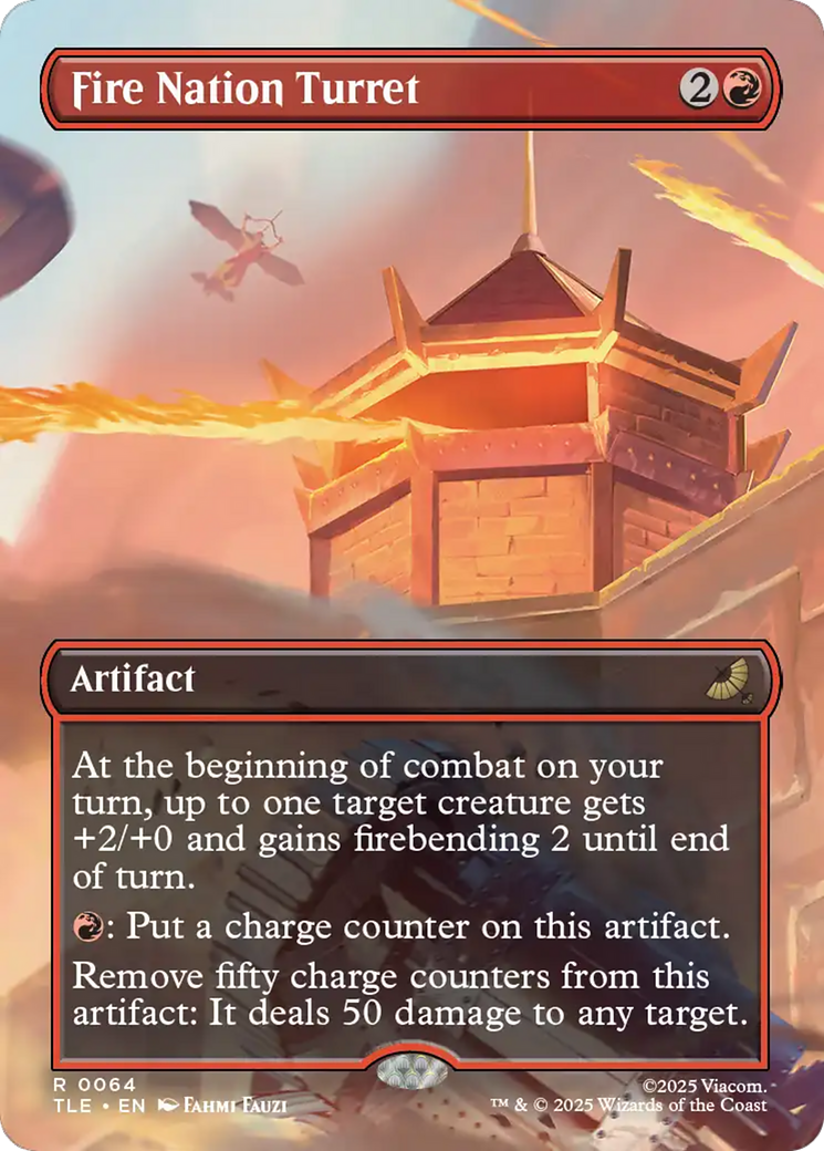 Fire Nation Turret (Borderless) [Avatar: The Last Airbender: Eternal-Legal] | Chromatic Games