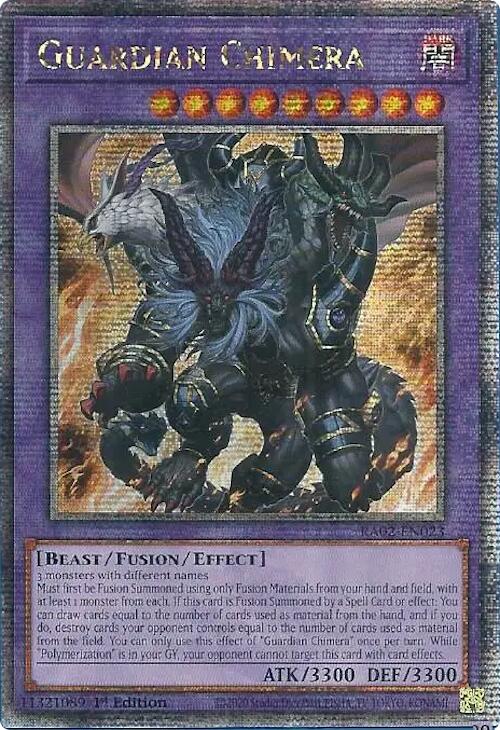 Guardian Chimera (Quarter Century Secret Rare) [RA02-EN023] Quarter Century Secret Rare | Chromatic Games