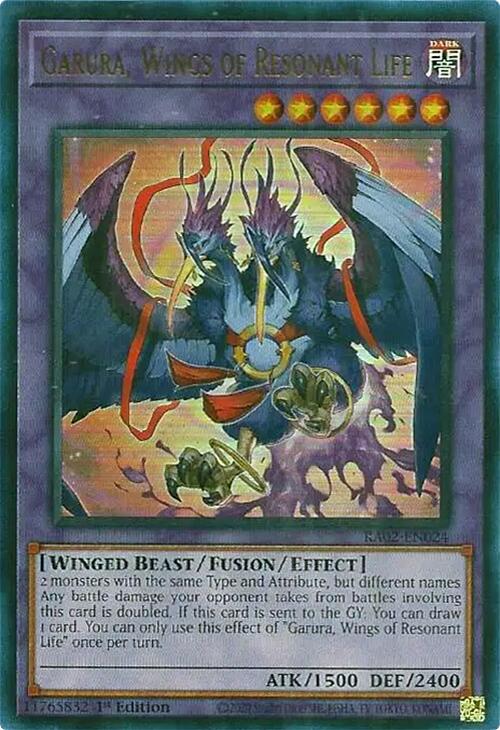Garura, Wings of Resonant Life (UR) [RA02-EN024] Ultra Rare | Chromatic Games
