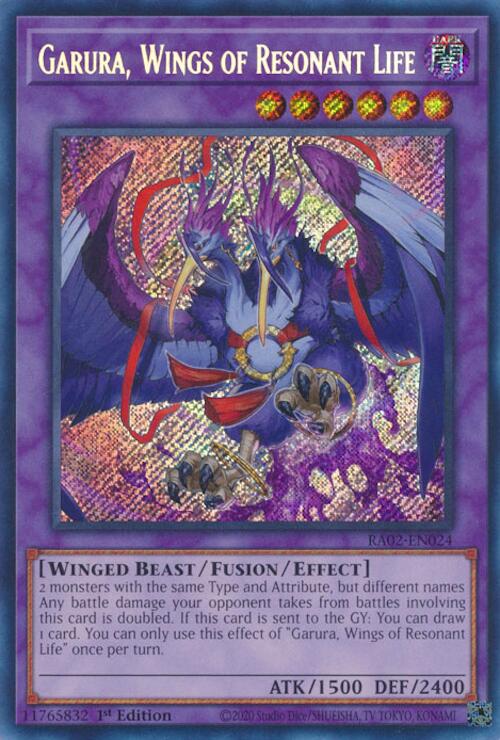 Garura, Wings of Resonant Life (Secret Rare) [RA02-EN024] Secret Rare | Chromatic Games