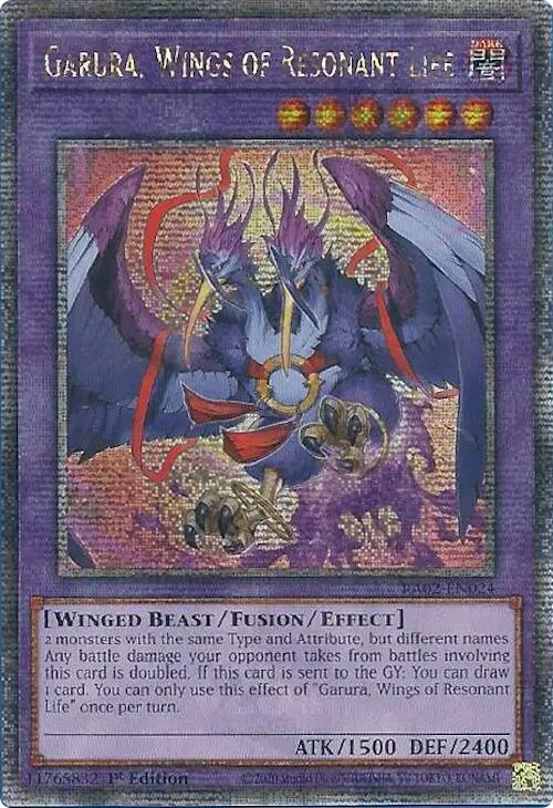 Garura, Wings of Resonant Life (Quarter Century Secret Rare) [RA02-EN024] Quarter Century Secret Rare | Chromatic Games