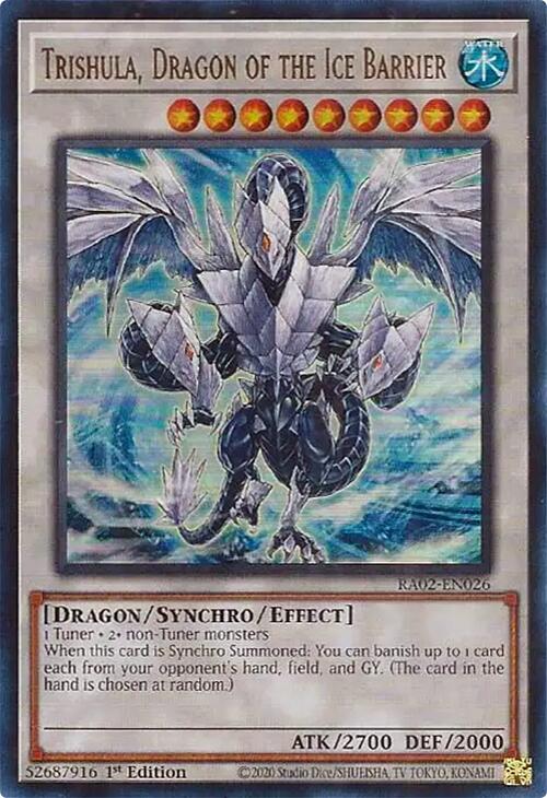 Trishula, Dragon of the Ice Barrier (UR) [RA02-EN026] Ultra Rare | Chromatic Games