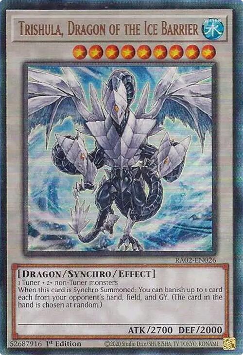 Trishula, Dragon of the Ice Barrier (PUR) [RA02-EN026] Prismatic Ultimate Rare | Chromatic Games