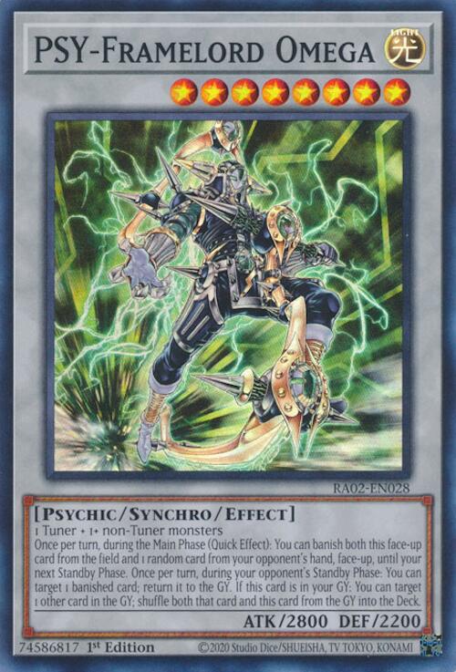 PSY-Framelord Omega [RA02-EN028] Super Rare | Chromatic Games