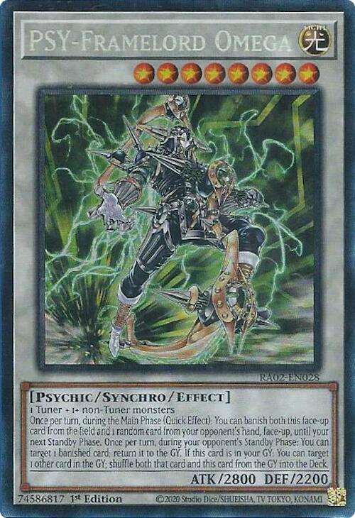 PSY-Framelord Omega (PCR) [RA02-EN028] Prismatic Collector's Rare | Chromatic Games