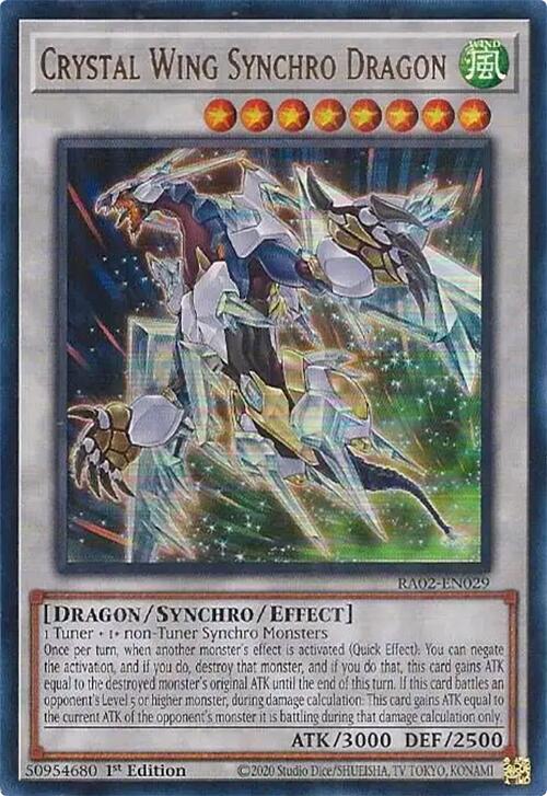 Crystal Wing Synchro Dragon (UR) [RA02-EN029] Ultra Rare | Chromatic Games