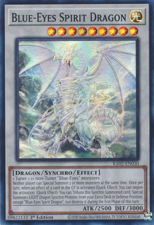 Blue-Eyes Spirit Dragon [RA02-EN030] Super Rare | Chromatic Games