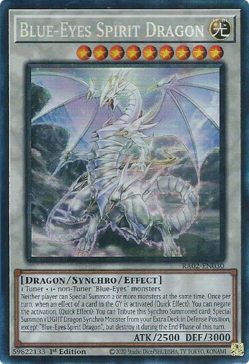 Blue-Eyes Spirit Dragon (PCR) [RA02-EN030] Prismatic Collector's Rare | Chromatic Games