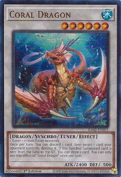 Coral Dragon (UR) [RA02-EN031] Ultra Rare | Chromatic Games