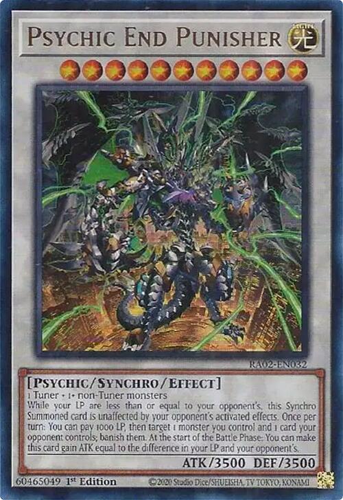 Psychic End Punisher (UR) [RA02-EN032] Ultra Rare | Chromatic Games
