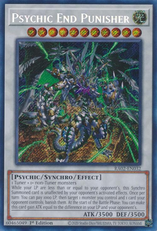 Psychic End Punisher (Secret Rare) [RA02-EN032] Secret Rare | Chromatic Games