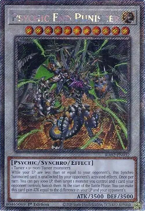 Psychic End Punisher (Platinum Secret Rare) [RA02-EN032] Platinum Secret Rare | Chromatic Games