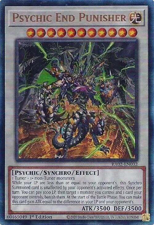 Psychic End Punisher (PUR) [RA02-EN032] Prismatic Ultimate Rare | Chromatic Games