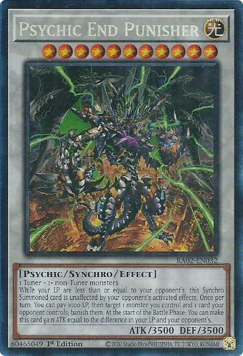 Psychic End Punisher (PCR) [RA02-EN032] Prismatic Collector's Rare | Chromatic Games