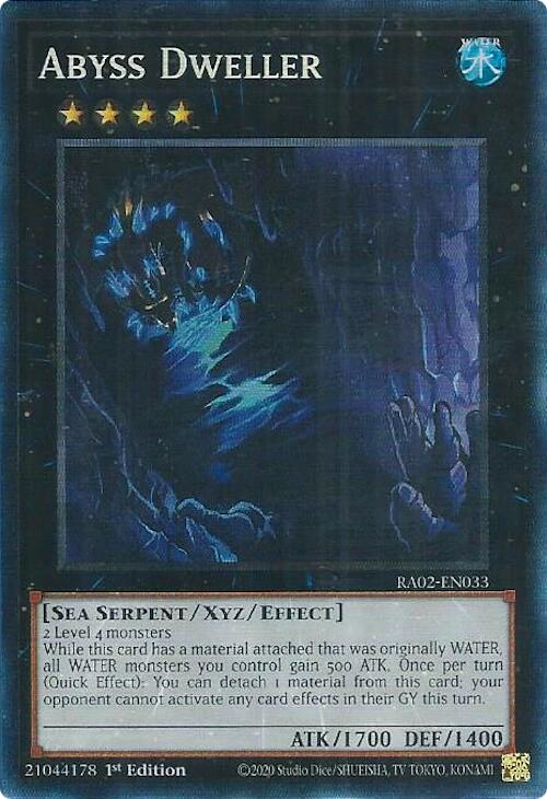 Abyss Dweller (PCR) [RA02-EN033] Prismatic Collector's Rare | Chromatic Games