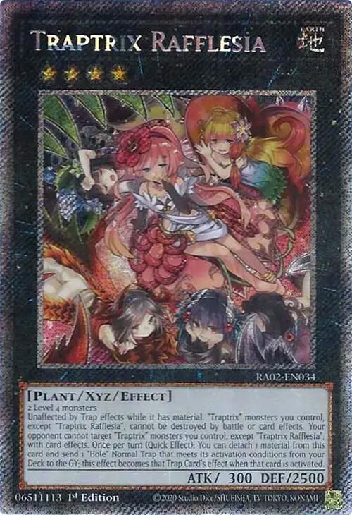 Traptrix Rafflesia (Platinum Secret Rare) [RA02-EN034] Platinum Secret Rare | Chromatic Games