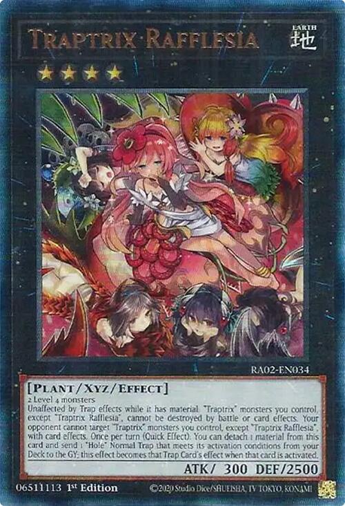 Traptrix Rafflesia (PUR) [RA02-EN034] Prismatic Ultimate Rare | Chromatic Games