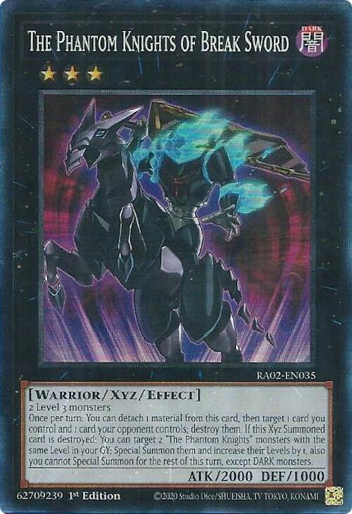 The Phantom Knights of Break Sword (PCR) [RA02-EN035] Prismatic Collector's Rare | Chromatic Games