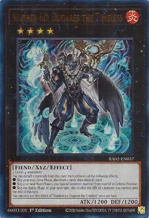 Number 60: Dugares the Timeless (UR) [RA02-EN037] Ultra Rare | Chromatic Games
