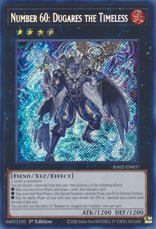 Number 60: Dugares the Timeless (Secret Rare) [RA02-EN037] Secret Rare | Chromatic Games